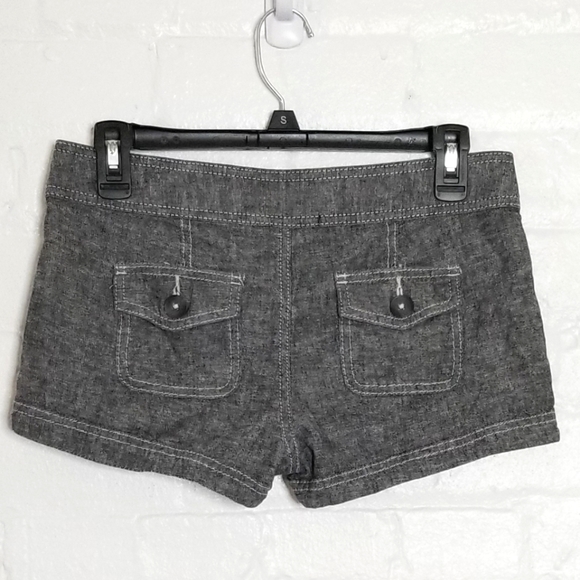 Express Button-Front Shorts - Picture 4 of 4